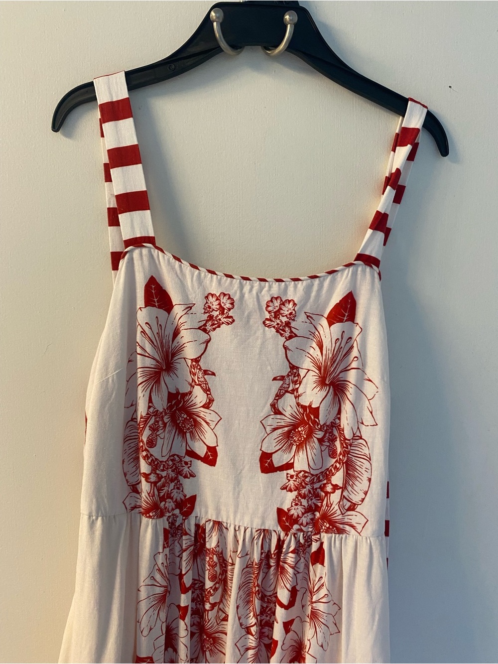 Farm Rio Off-White Floral Chains Maxi Dress Size Small - Picture 5 of 13